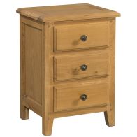 See more information about the Langley 3 Drawer Bedside Chest